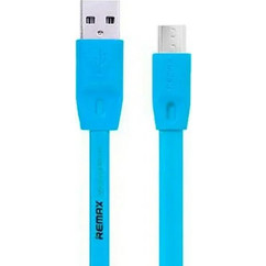 Remax Καλώδιο USB to Micro USB rc-001 Full Speed 2m, σε γαλάζιο χρώμα