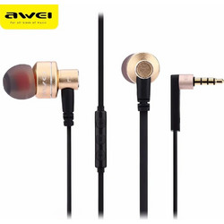 Awei ES-10TY Handsfree In-Ear 3.5mm Gold