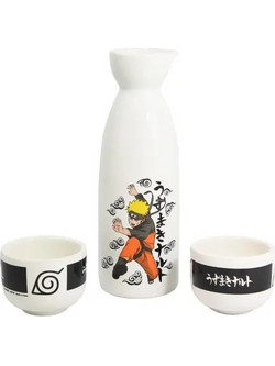 Naruto Shippuden - Naruto Sake Set (Bottle, Cups)