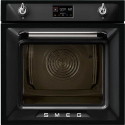 Smeg Galileo SOP6902S2PN Black Φούρνος Ηλεκτρικός Άνω Πάγκου 68lt με Πυρόλυση 59.7cm