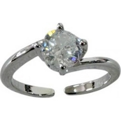Ro Accessories Δαχτυλίδι ONE SIZE R140 Ασημί