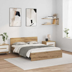 vidaXL Κρεβάτι Artisan Oak 120x200cm 3403584