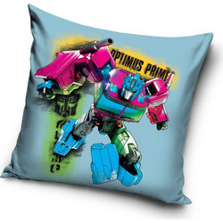 Transformers Optimus Prime velvet cushion cover 40x40 cm