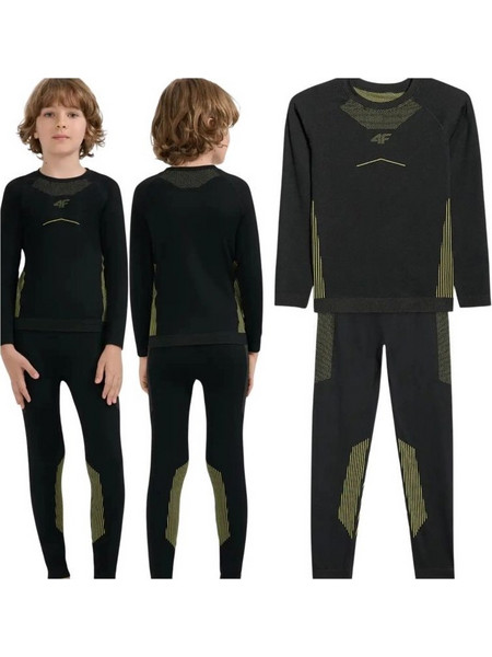 Boy's seamless underwear set TOPBOTTOM 4F 4FJWAW25USEAM24820S