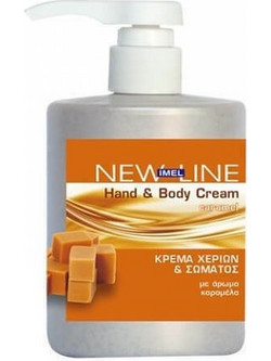 Imel New Line Caramel Hand & Body Ενυδατική Κρέμα Σώματος 500ml