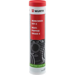 Wurth II - Γράσο Γενικής Χρήσης Γραφίτη - 400ml - 08938711