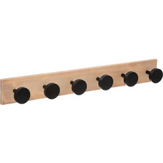 ΚΡΕΜΆΣΤΡΕΣ & ΚΑΛΌΓΕΡΟΙ WOOD BLACK ROUND WALL HOOK 6H 173694