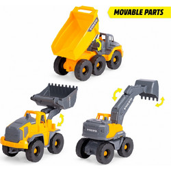 Dickie Toys Volvo On Site Work Force Σετ Αυτοκινητάκια 203725007