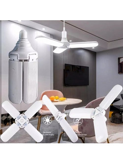 Fan Blade LED Bulb 45W - Αναδιπλούμενη Λάμπα LED E27 2800lm Ψυχρό Λευκό 2562