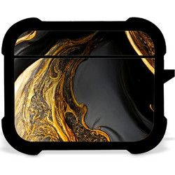 CUSTOM Marble Black-Gold - Airpods Pro