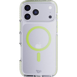 TECH21 IPHONE 17 PRO MAX CASE (T21-11429) EVOCRYSTAL W/MAGSAFE CLEAR/GLOW GREEN