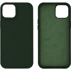 Ancus Silicone Liquid Back Cover Dark Green (iPhone 15 Plus)