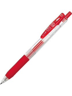 Zebra Japan Sarasa Στυλό Gel 0.5mm Κόκκινο