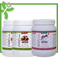 Prevent 2x Prevent Start Shake Chocolate Υποκατάστατο Γευμάτων για Έλεγχο Βάρους, 2x430g & Basic Shake Chocolate Υποκατάστατο Γευμάτων για Έλεγχο Βάρους, 465g (2x 5213008740143 & 5213008740198)