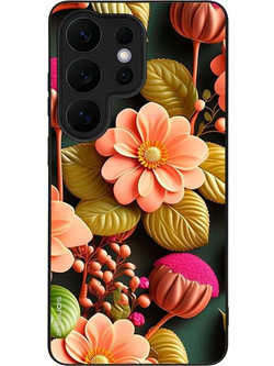 Sonique 3D Flower Series Back Cover Salmon (Samsung Galaxy S26 Ultra)