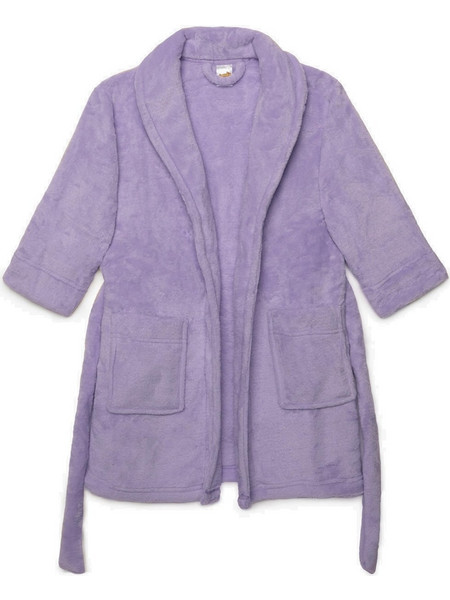 Minerva Παιδική Ρόμπα Fleece Χειμωνιάτικη Λιλά 90-62135-364