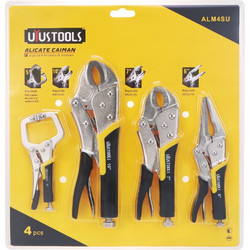 UYUSTOOLS ΣΕΤ 4ΤΜΧ GRIP 130/150/ 180/255mm ALM4SU