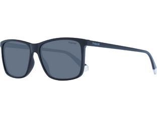 Polaroid Eyewear PLD4137/S 807/M9 Ανδρικά Γυαλιά Ηλίου Τετράγωνα Κοκάλινα Μαύρα με Πράσινο Polarized Φακό