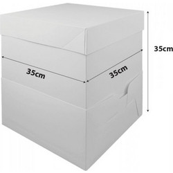 Προέκταση Για Κουτί Τούρτας Λευκό 35x35x35cm