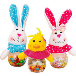 Βαζάκι Γλυκών Πασχαλινή Φιγούρα 14x o7cm Bunny's 932265