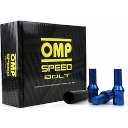 Set Παξιμάδια OMP 27 mm Μπλε 20 uds M12 x 1,25