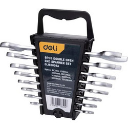 DELI σετ γερμανικά κλειδιά DL160008A, 6x7-20x22mm, 8τμχ