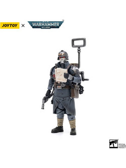 JOY TOY Warhammer 40k Death Korps of Krieg Veteran Squad Guardsman Communications Specialist 10cm