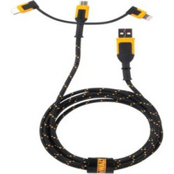 Dewalt Ενισχυμένο Καλώδιο Φόρτισης 3-σε-1 (Multi-Tip) 1.8m - 131 1356 DWG