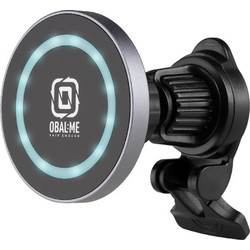 OBAL:Me Magnetix Aura Wireless Car Charger Mount 15W Black - (OMMCHAB)