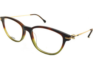 Loewe VLW951M 0GEN Ανδρικός Σκελετός Γυαλιών Οράσεως Κοκάλινος Μεταλλικός Χρυσός Πράσινος