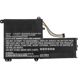 CoreParts Συμβατή Μπαταρία για Lenovo Flex Flex 4-1480, Flex 4-1570, Flex 4-1580, IdeaPad Flex 4-1480 με 4550mAh (MBXLE-BA0320)