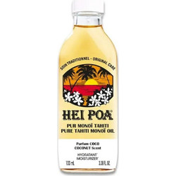 Hei Poa Monoi Tahiti Roucou Αδιάβροχο Λάδι Μαυρίσματος Σώματος 100ml