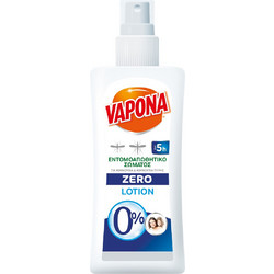 Vapona Zero Εντομοαπωθητική Λοσιόν σε Spray 100ml