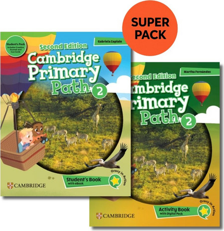 CAMBRIDGE PRIMARY PATH 2 SUPER PACK 1 (SB + WB + WORDLIST) 2ND ED