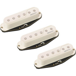 Fishman PRF-STR-WH3 Fluence Single Width Strat Set (SSS) White