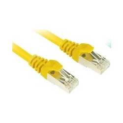 Sharkoon S/FTP Cat.6 Καλώδιο Δικτύου Ethernet 0.25m Yellow