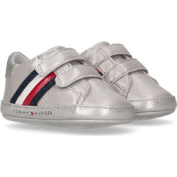 Tommy Hilfiger Βρεφικά Sneakers Αγκαλιάς Ασημί T0A4-32671-0268-904