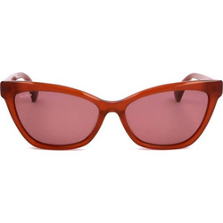 Max Mara MM0011 44S Γυναικεία Γυαλιά Ηλίου Cat Eye Κοκάλινα Πορτοκαλί με Ροζ Polarized Φακό