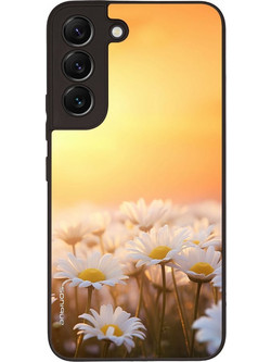 Sonique Sunset in Eden Series Back Cover Golden Daisy (Samsung Galaxy S22)