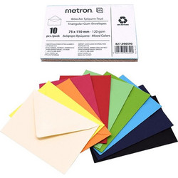 Metron Φακελάκι 7.5χ11εκ. 10τμχ. Διάφορα Χρώματα 827.096590