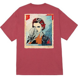 Obey T-shirt Obey Wrong Path 165264397/Mineral Red