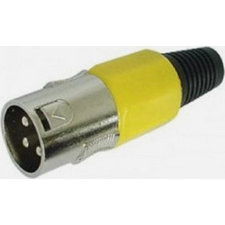Σύνδεσμος XLR Αρσενικός GBC 30.5463.00 3 Πόλων - Επινικελωμένος Ορείχαλκος