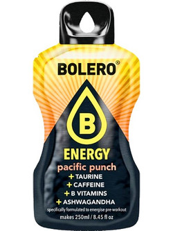 Bolero Energy Pacific Punch (Πασίφικ Παντς) Ενεργειακό Ρόφημα χωρίς Ζάχαρη σε Σκόνη 7gr