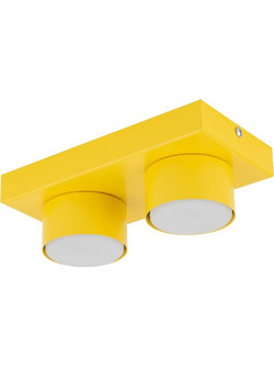 Φωτιστικό Οροφής - Σποτ Brix 11289 2xGX53 23x11,5x8cm Yellow TK Lighting