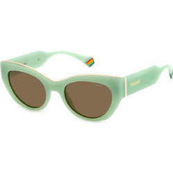 Polaroid Eyewear PLD6199SX 1EDF Ανδρικά Γυαλιά Ηλίου Οβάλ Κοκάλινα Καφέ με Καφέ Polarized Φακό