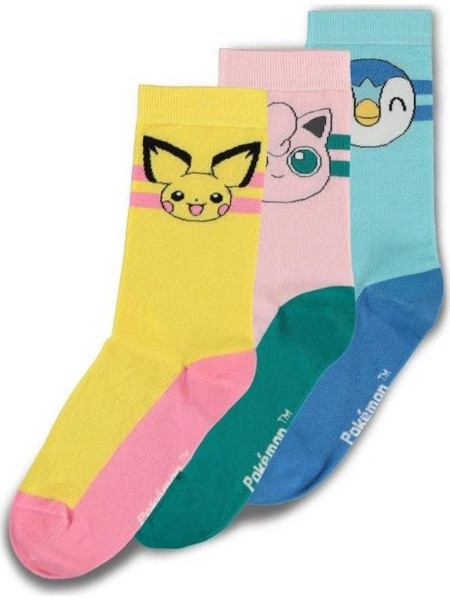 Difuzed - Pokemon Kάλτσες (3Pack) Crew 35/38 - RAC424980