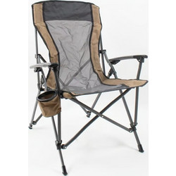 Premium Πολυθρόνα Camping Oversized με Ενισχυμένο Σκελετό Αλουμινίου & Ύφασμα Texilene Thirea AC2273B