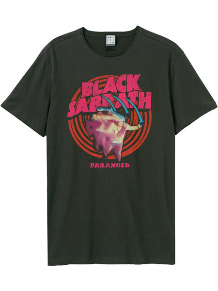 Amplified Black Sabbath Paranoid T-Shirt Charcoal ZAVE210A79-CHA