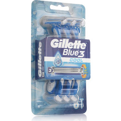 Gillette Sensor 3 Cool Ξυραφάκι μιας Χρήσης με 3 Λεπίδες & Λιπαντική Ταινία 6τμχ