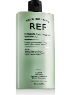 REF Weightless Volume Φυτικό Σαμπουάν για Επανόρθωση 285ml